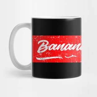 banana splits red vintage Mug